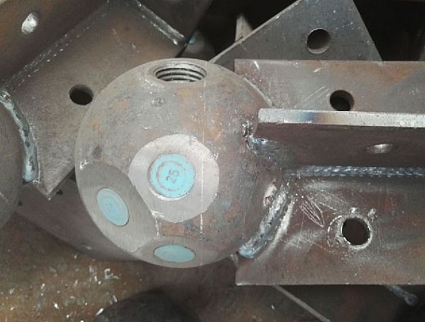 神农架螺栓球球塞，网架配件