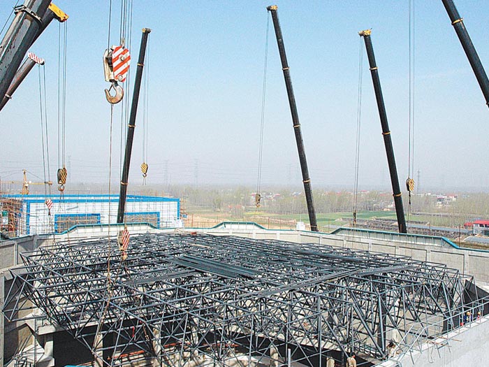 神农架网架高空滑移法